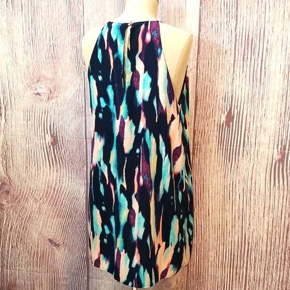 Tyche Colorful Abstract Shift Mini Dress - Picture 3 of 7